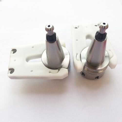 White ISO30 tool forks and CNC ISO30 ER tool holders collet chucks for secure and efficient tool management in CNC router operations